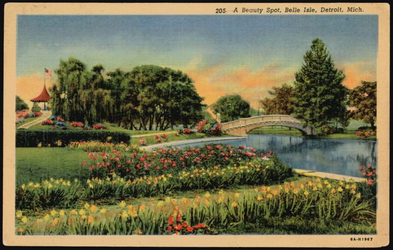 A Beauty Spot, Belle Isle, Detroit Michigan