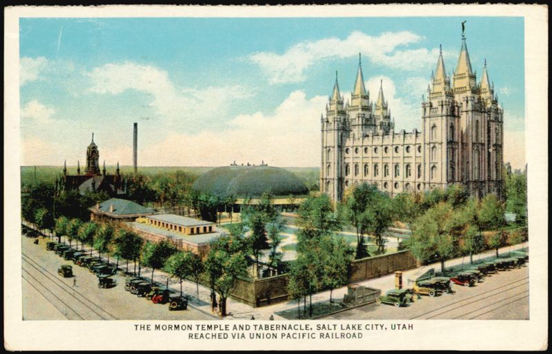 Mormon Temple and Tabernacle, Salt Lake City, UT Utah