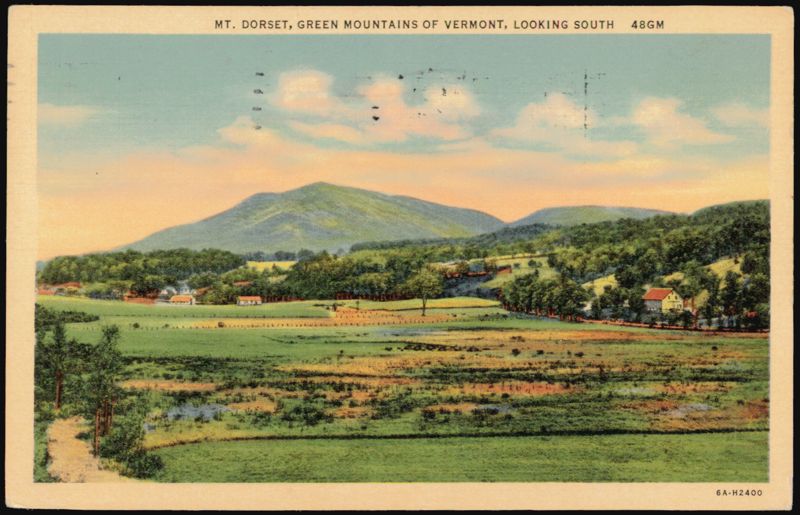Mt. Dorset, Green Mountains of Vermont, Looking South
