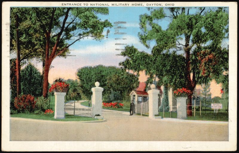 Entrance to National Military Home, Dayton, Ohio