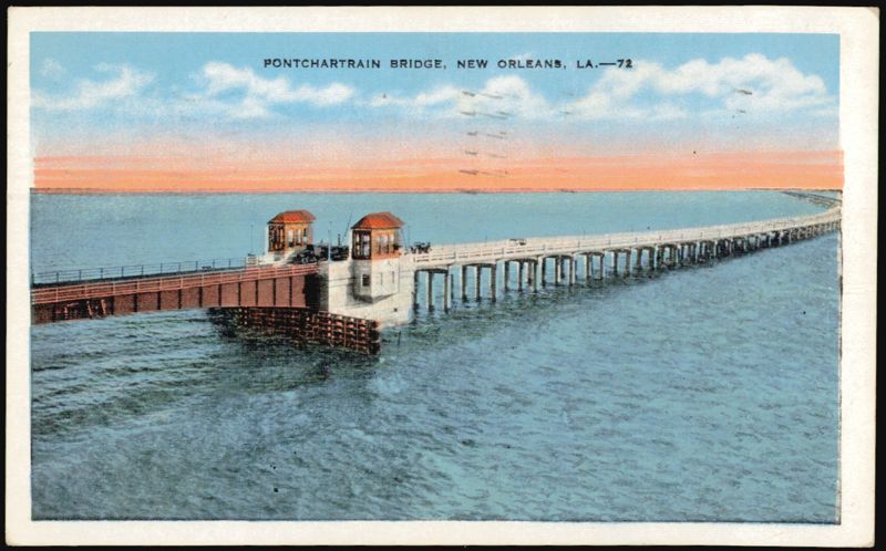 Pontchartrain Bridge, New Orleans Louisiana