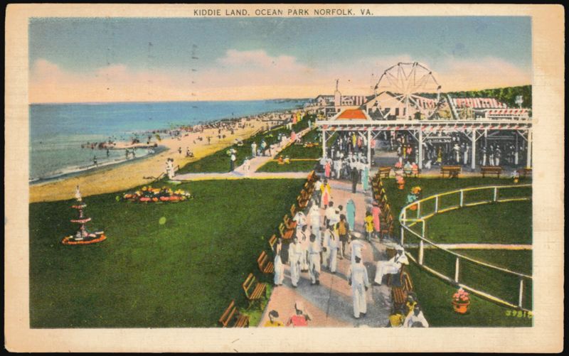 Kiddie Land, Ocean Park, Norfolk, VA Virginia