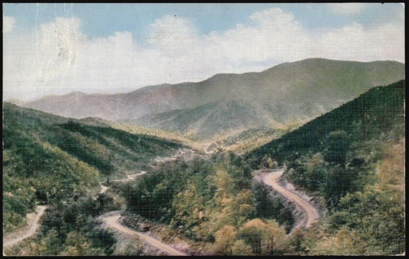 Looking through a Gap in the Great Smoky Mountains