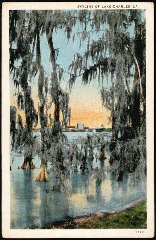 Skyline of Lake Charles, LA. Louisiana