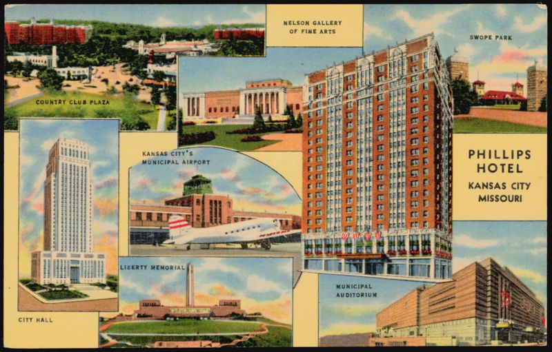 Phillips Hotel and Kansas City Landmarks Missouri