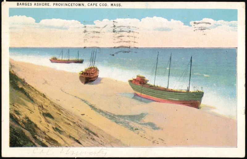 Barges Ashore, Provincetown, Cape Cod, MA Massachusetts
