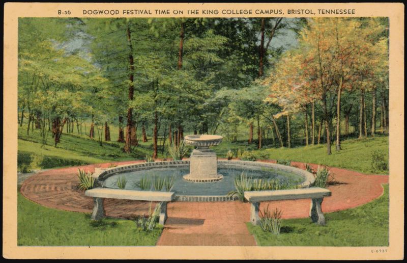 Dogwood Festival Time on King College Campus, Bristol, TN Tennessee