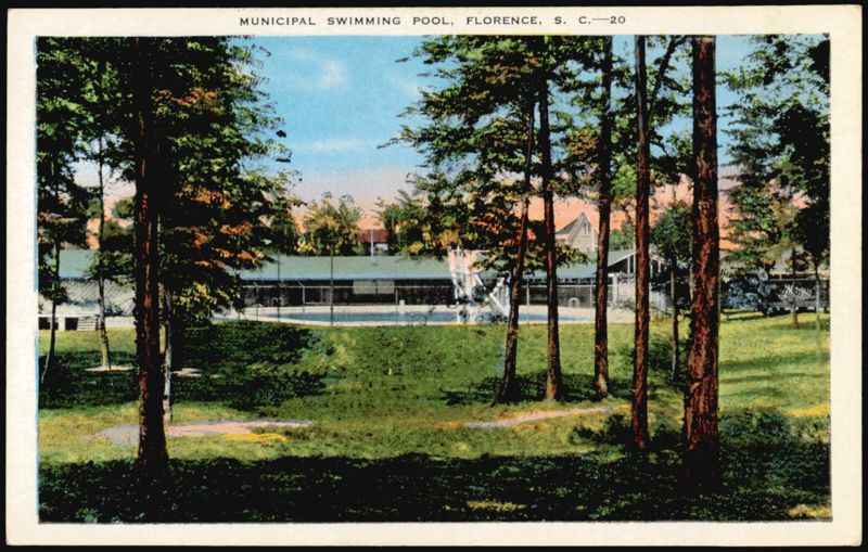 Municipal Swimming Pool, Florence, SC South Carolina