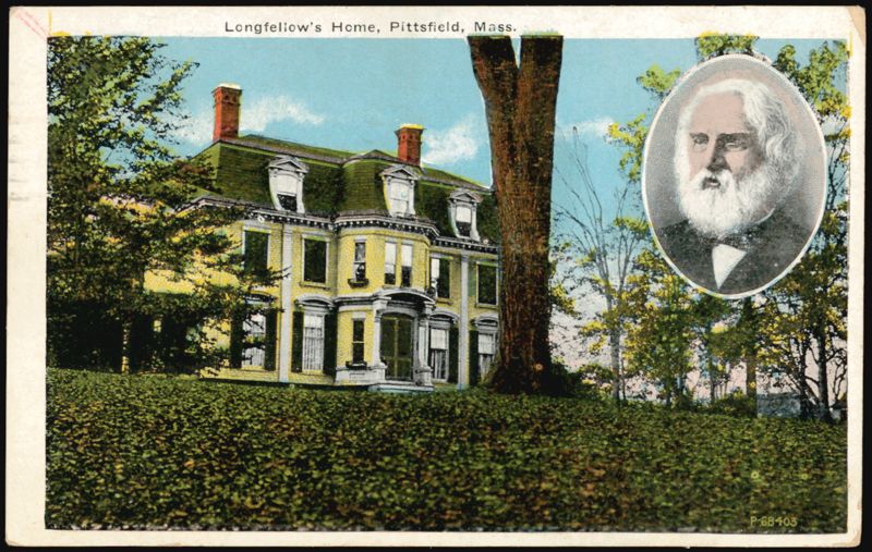 Longfellow's Home, Pittsfield, Mass. Massachusetts