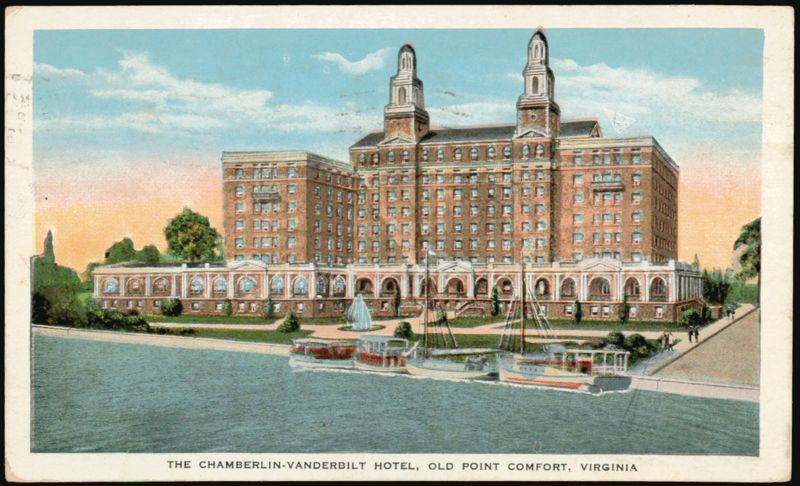 The Chamberlin-Vanderbilt Hotel, Old Point Comfort Virginia