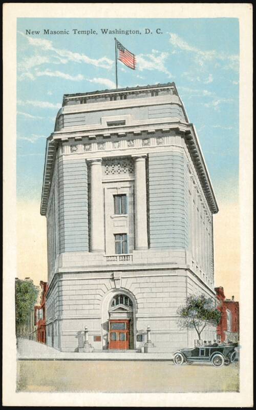 New Masonic Temple Building Washington District of Columbia