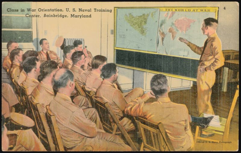 War Orientation Class, US Naval Training Center, Bainbridge, MD Maryland