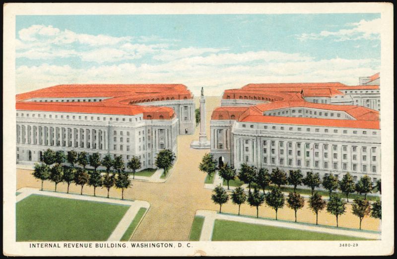 Internal Revenue Building, Washington, D. C. District of Columbia