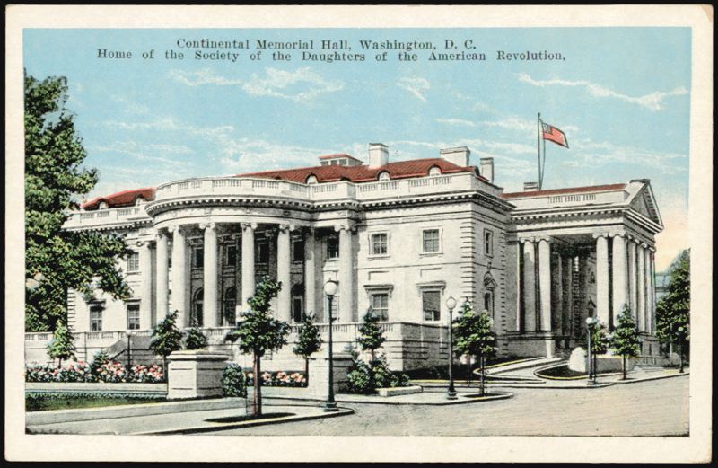 Continental Memorial Hall, Daughters of the American Revolution Washington District of Columbia