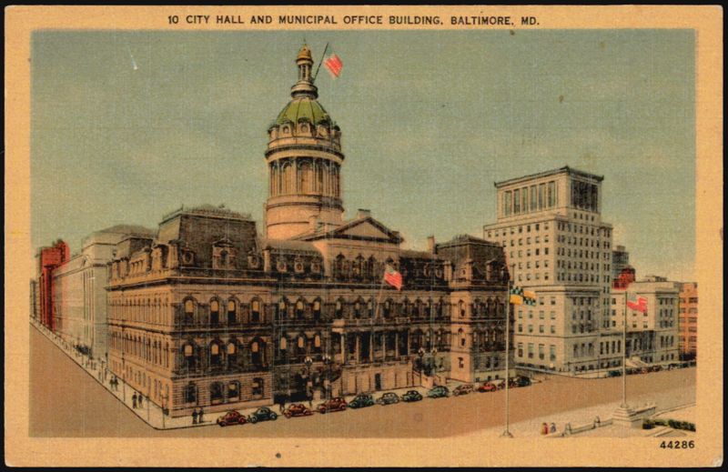 City Hall and Municipal Office Building Baltimore Maryland