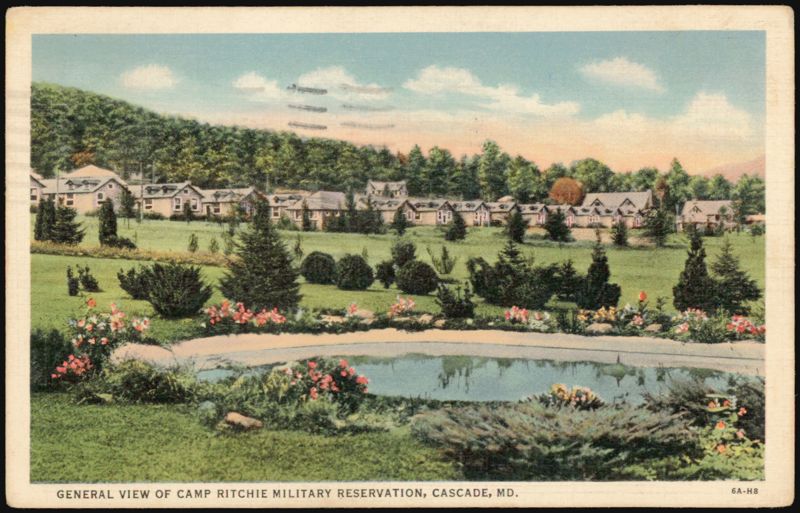 General View of Camp Ritchie Military Reservation Highfield-Cascade Maryland