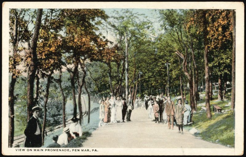 Main Promenade, Pen Mar, PA Pennsylvania