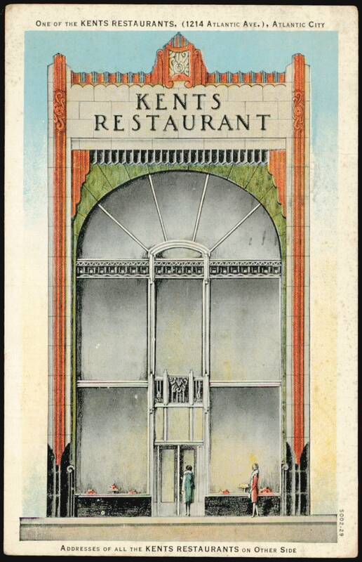 Kents Restaurant, 1214 Atlantic Ave Atlantic City New Jersey