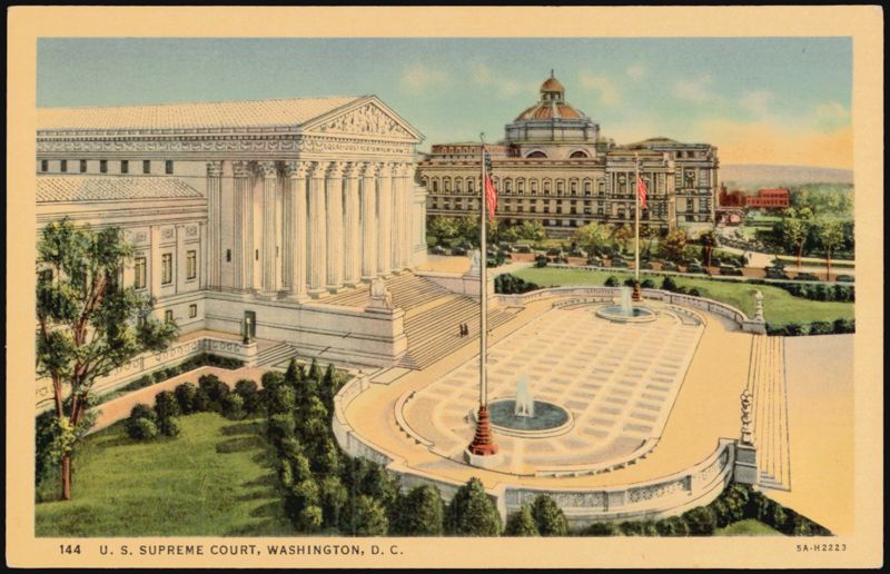 U. S. Supreme Court Building, Washington, D. C. District of Columbia