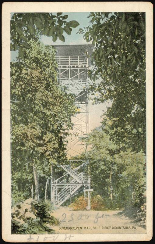 Observation Tower, Pen Mar, Blue Ridge Mountains Pennsylvania