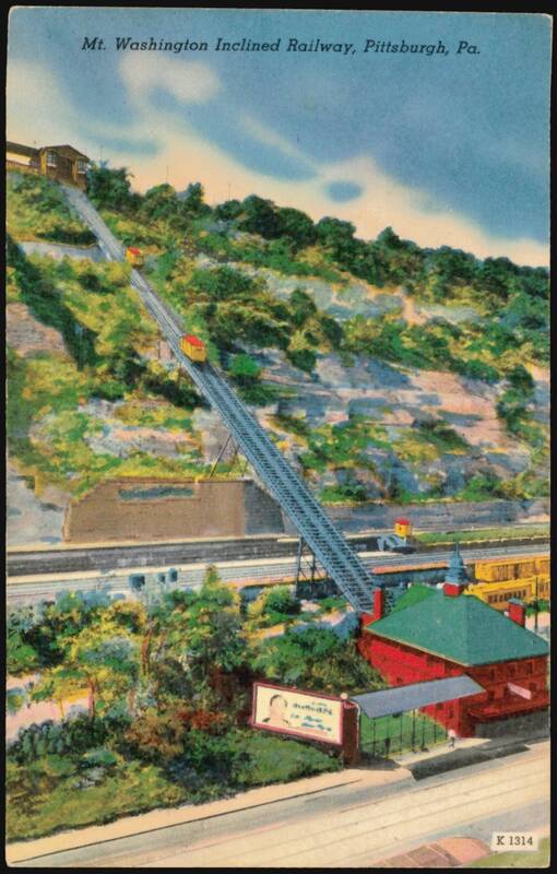 Mt. Washington Inclined Railway, Pittsburgh, PA Pennsylvania