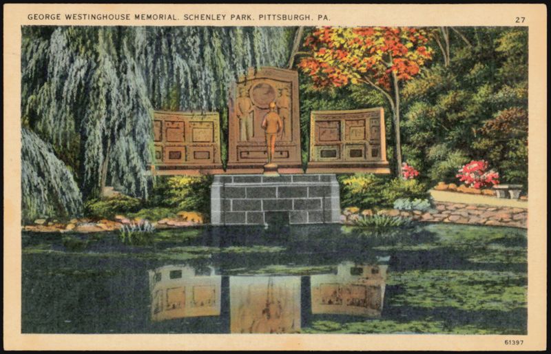 George Westinghouse Memorial, Schenley Park Pittsburgh Pennsylvania