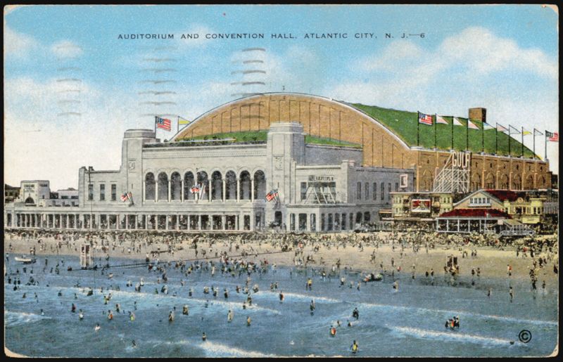 Auditorium and Convention Hall, Atlantic City New Jersey