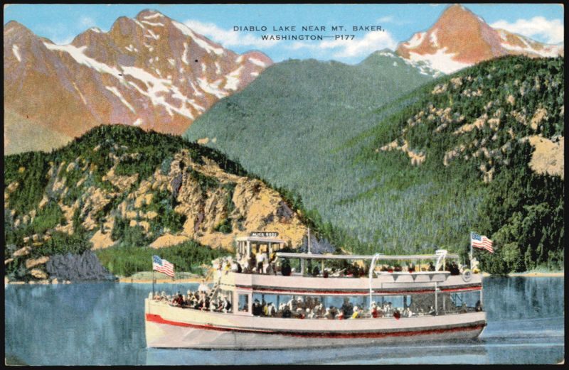 Diablo Lake Near Mt. Baker, Washington