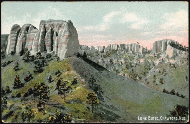 Lone Butte, Crawford, NE Nebraska