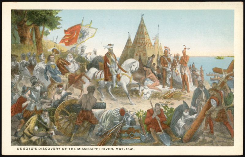 De Soto's Discovery of the Mississippi River, May, 1541