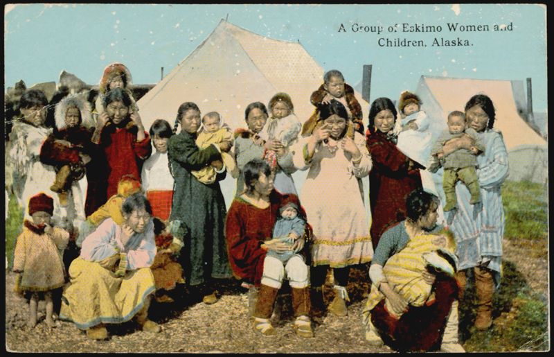 Eskimo Women and Children, Alaska H. H. Haynes