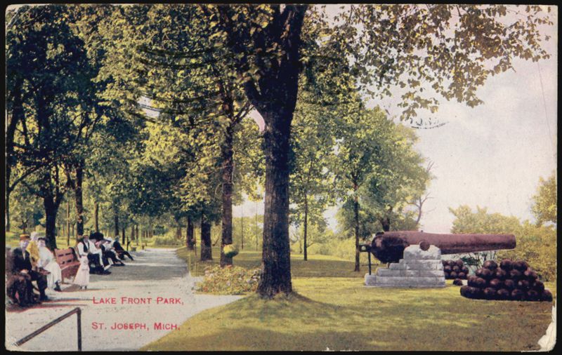 Lake Front Park Cannon, St. Joseph, MI Michigan