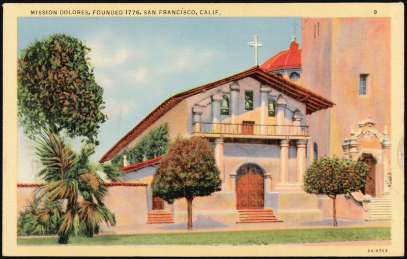 Mission Dolores, Founded 1776, San Francisco, CA California