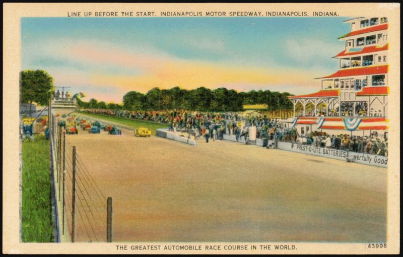 Line Up Before the Start, Indianapolis Motor Speedway