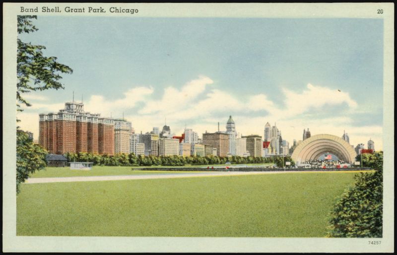 Band Shell, Grant Park, Chicago Illinois