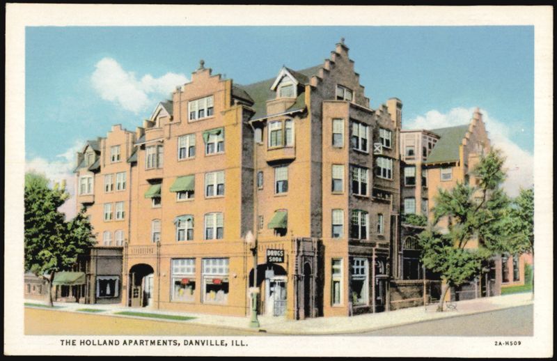 The Holland Apartments, Drugs Soda Danville Illinois