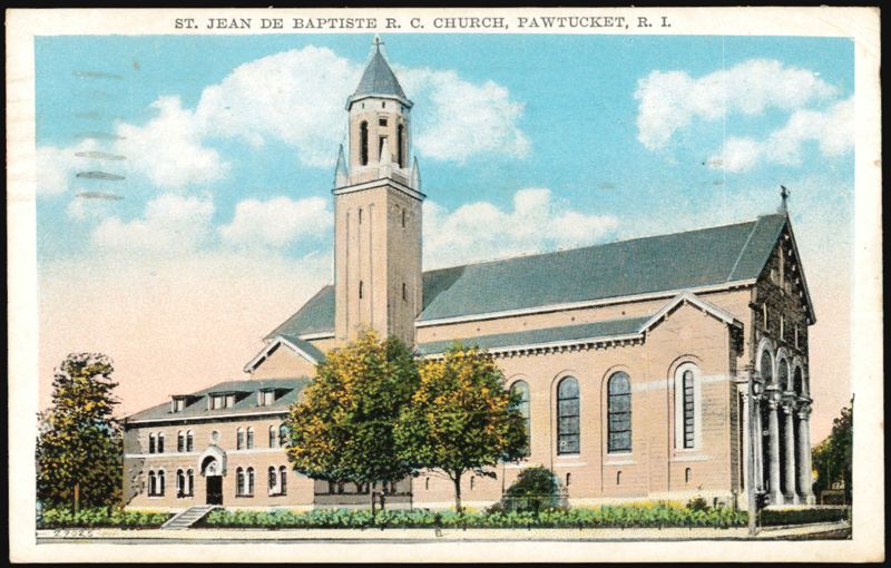 St. Jean de Baptiste R. C. Church, Pawtucket, RI Rhode Island