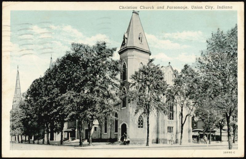 Christian Church and Parsonage, Union City, Indiana