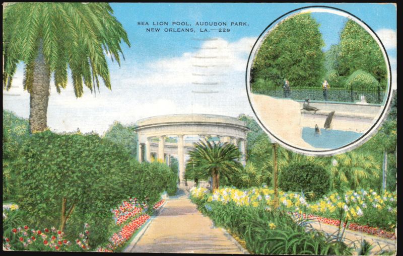 Sea Lion Pool, Audubon Park, New Orleans, LA Louisiana