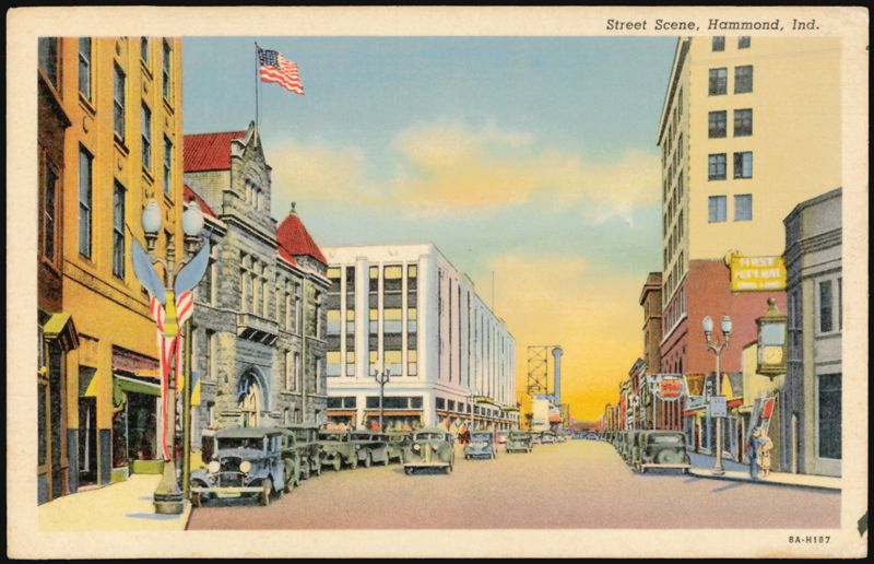 Street Scene, Hammond, Ind. Indiana