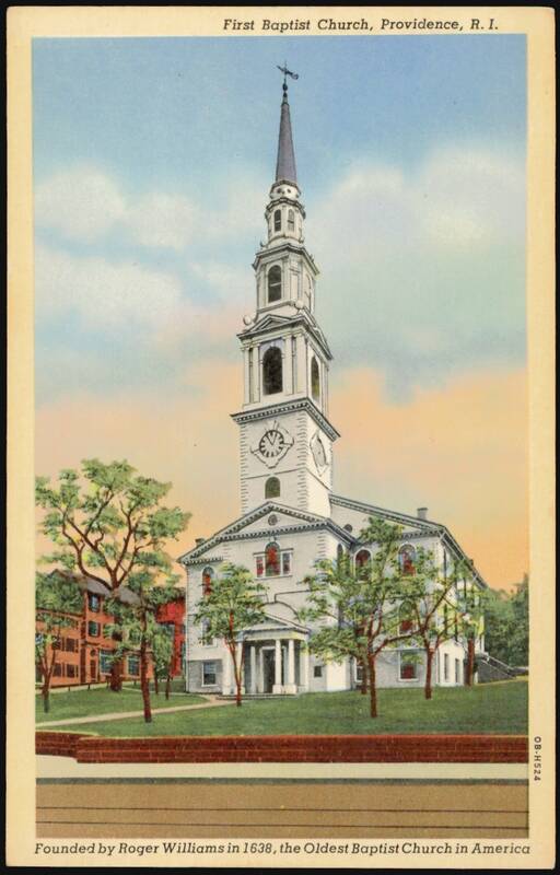 First Baptist Church, Providence, RI - Oldest in America Rhode Island