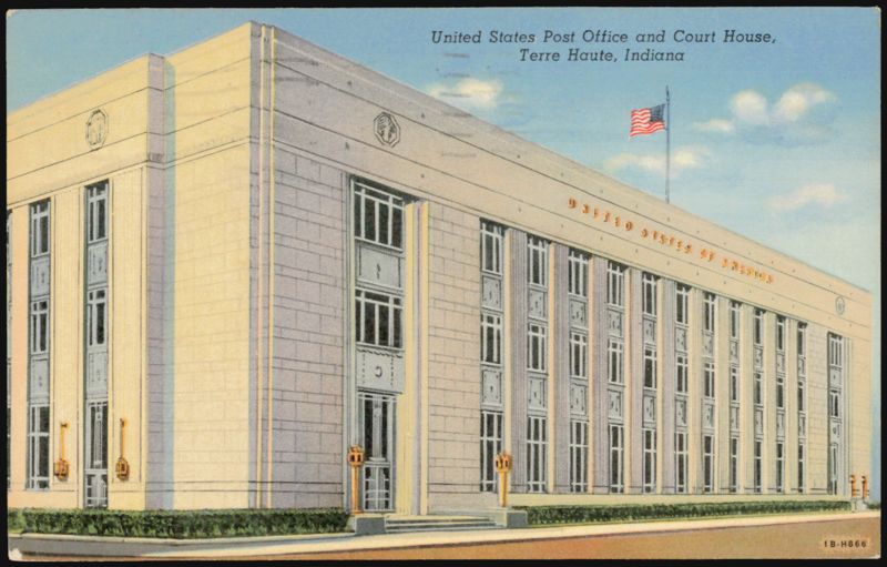 United States Post Office and Court House Terre Haute Indiana
