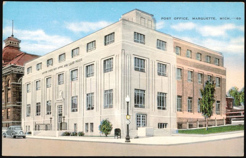 United States Post Office and Court House - Marquette, MI Michigan