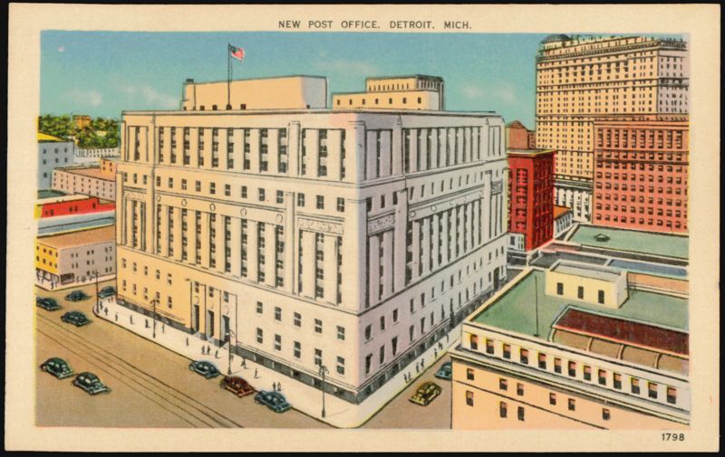 New Post Office, Detroit, Michigan