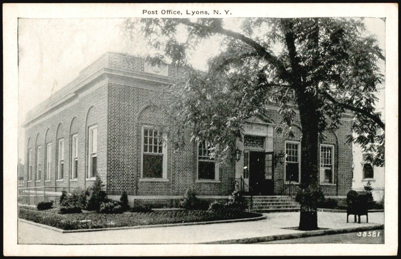 Post Office, Lyons, NY New York