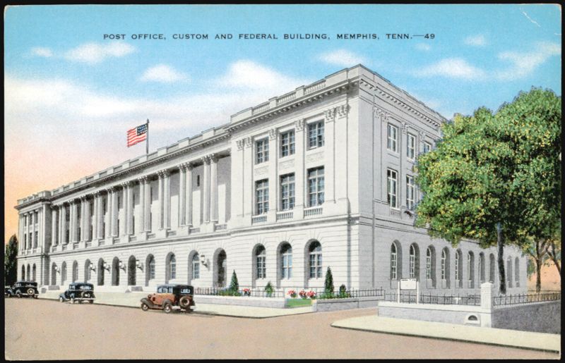 Post Office, Custom and Federal Building, Memphis Tennessee