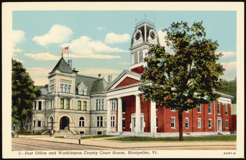 Post Office and Washington County Court House, Montpelier Vermont