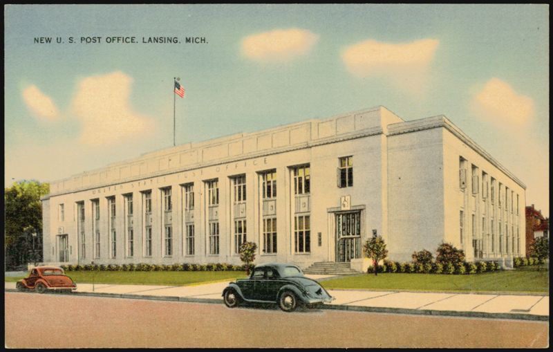 New U. S. Post Office Lansing Michigan