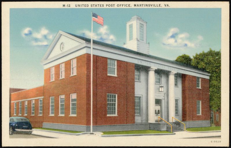 United States Post Office, Martinsville, VA Virginia