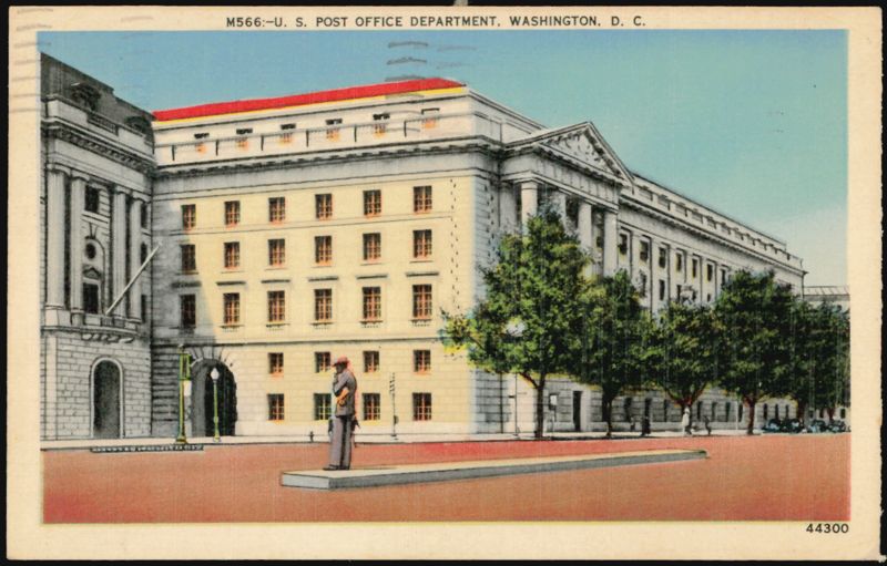 U. S. Post Office Department Building Washington District of Columbia